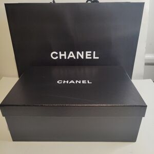CHANEL Empty shoes Box and Shopping Bag